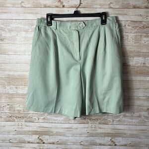 Coral Bay Golf Shorts Mint Green Size 16P